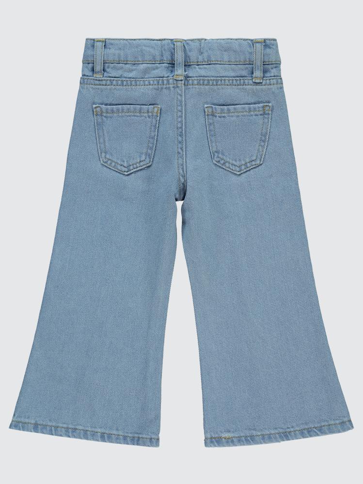 Civil Girls Yırtmaçlı 2-5 Yaş Pantolon - Mavi