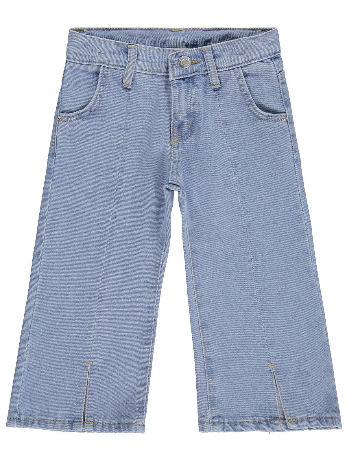 Civil Girls Yırtmaçlı 2-5 Yaş Pantolon - Mavi