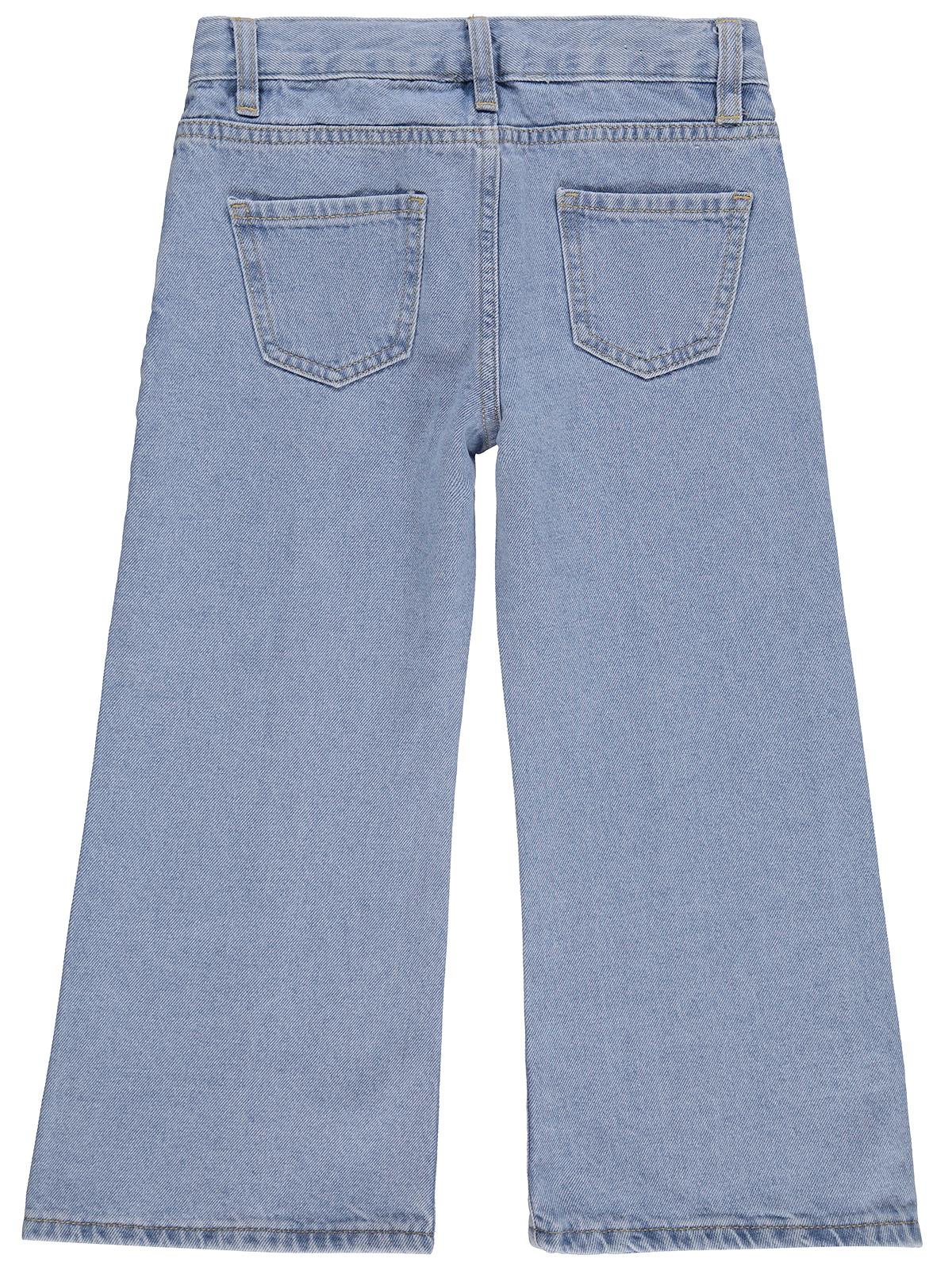 Civil Girls Yırtmaçlı 6-9 Yaş Pantolon - Mavi