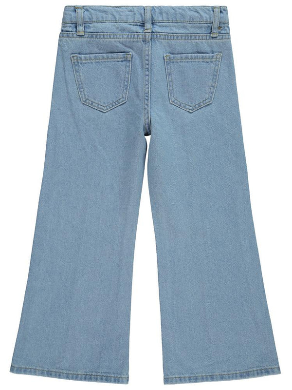 Civil Girls Yırtmaçlı 10-13 Yaş Pantolon - Mavi