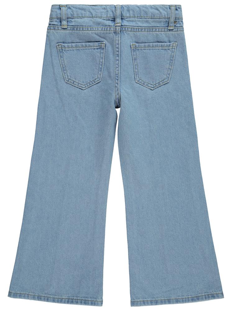 Civil Girls Yırtmaçlı 10-13 Yaş Pantolon - Mavi