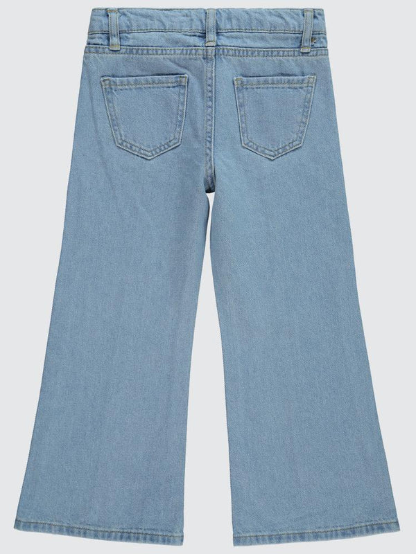 Civil Girls Yırtmaçlı 10-13 Yaş Pantolon - Mavi