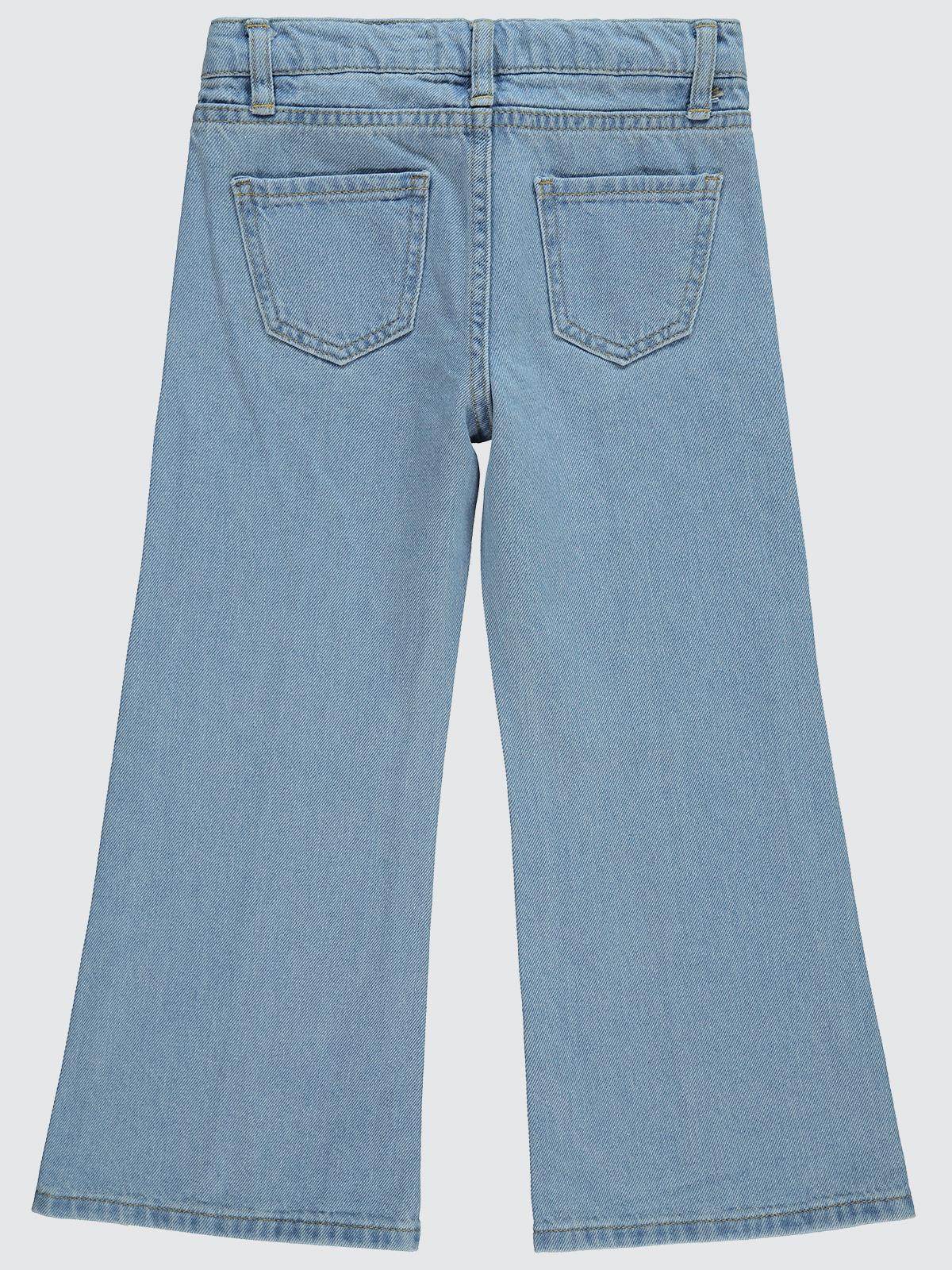 Civil Girls Yırtmaçlı 6-9 Yaş Pantolon - Mavi