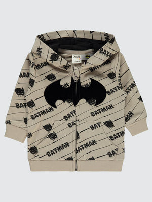 Civil Baby Batman 6-18 Ay Hırka - Bej