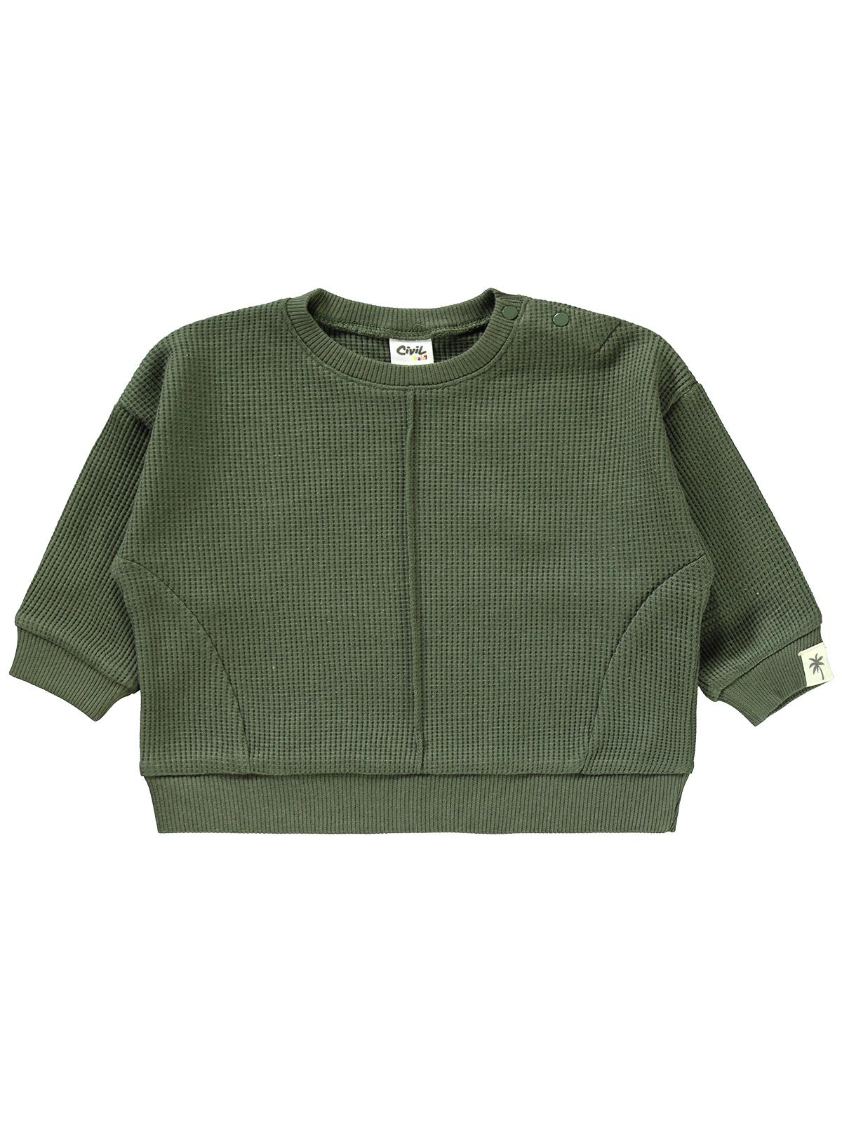 Civil Baby Etiketli 6-18 Ay Takım - Haki