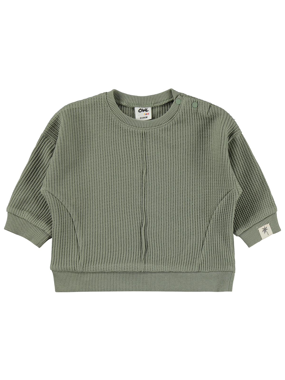 Civil Baby Etiketli 6-18 Ay Takım - Haki