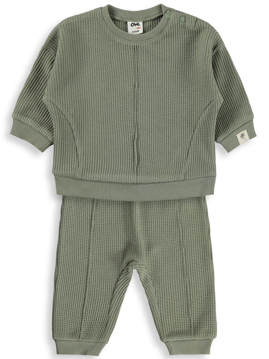 Civil Baby Etiketli 6-18 Ay Takım - Haki