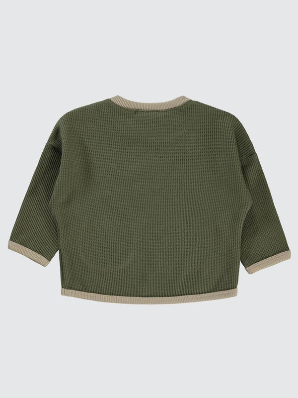 Civil Baby Hello Dinazor 6-18 Ay Sweatshirt - Haki