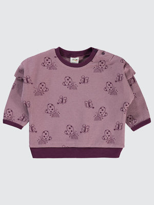 Civil Baby Bahar 6-18 Ay Sweatshirt - Lila