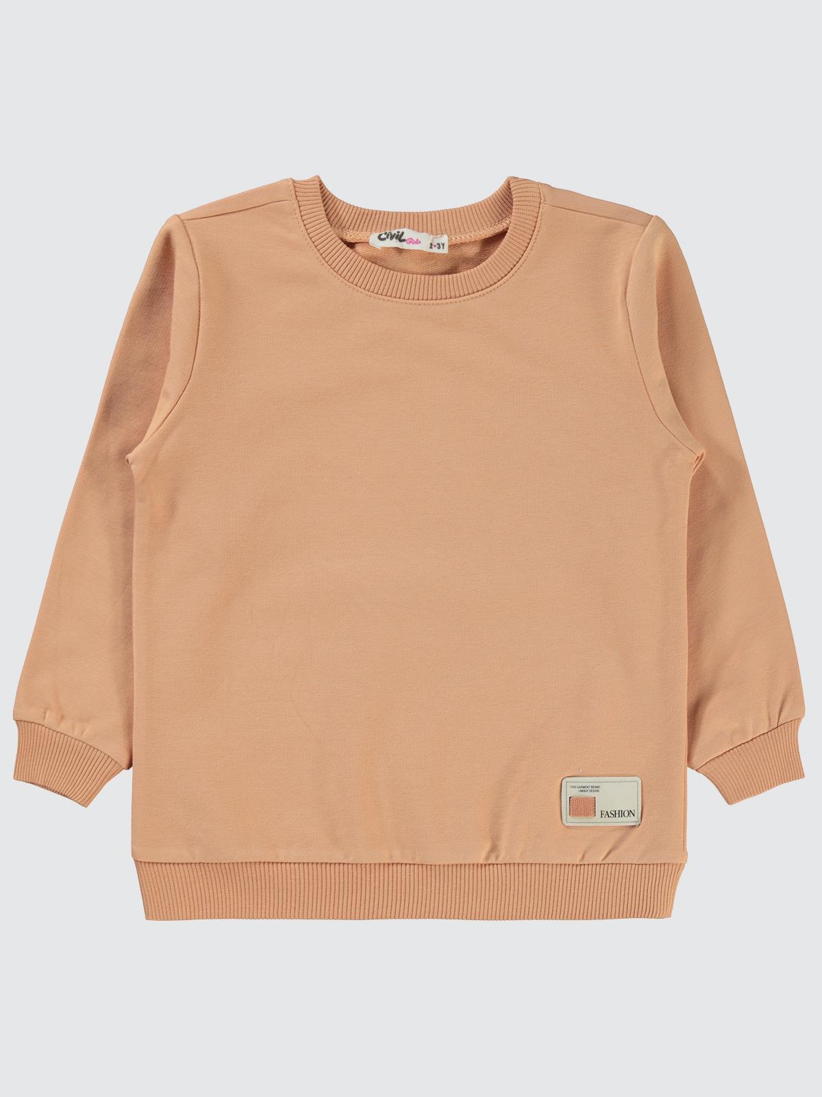 Civil Girls Basic 2-5 Yaş Sweatshirt - Beyaz