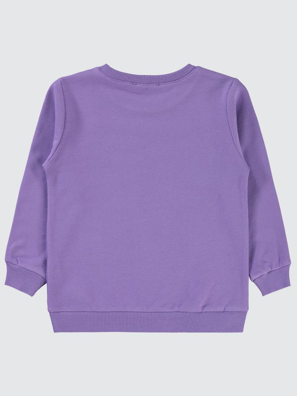 Civil Girls Basic 2-5 Yaş Sweatshirt - Lila