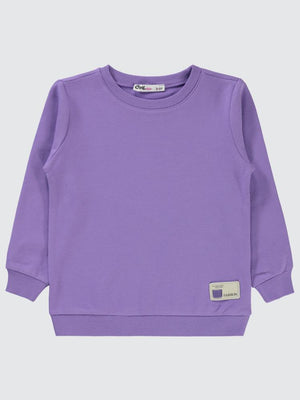 Civil Girls Basic 2-5 Yaş Sweatshirt - Lila
