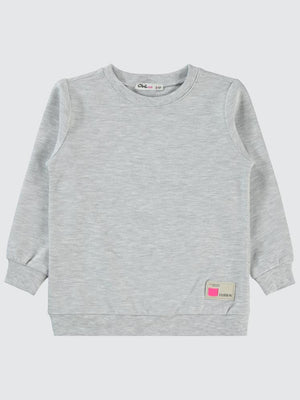 Civil Girls Basic 2-5 Yaş Sweatshirt - Ekru