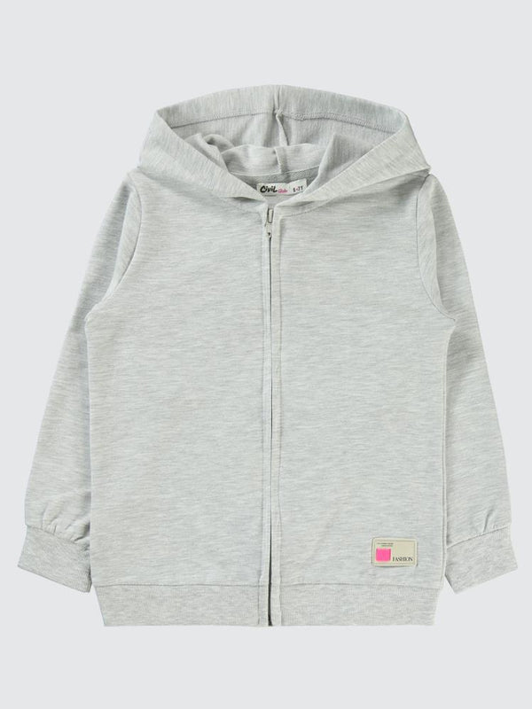 Civil Girls Basic 10-13 Yaş Hırka - Ekru