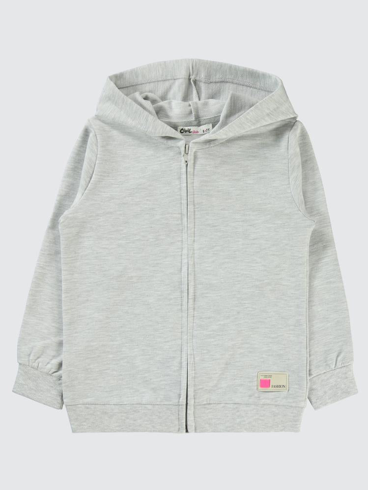 Civil Girls Basic 10-13 Yaş Hırka - Ekru