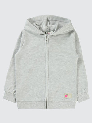 Civil Girls Basic 10-13 Yaş Hırka - Ekru