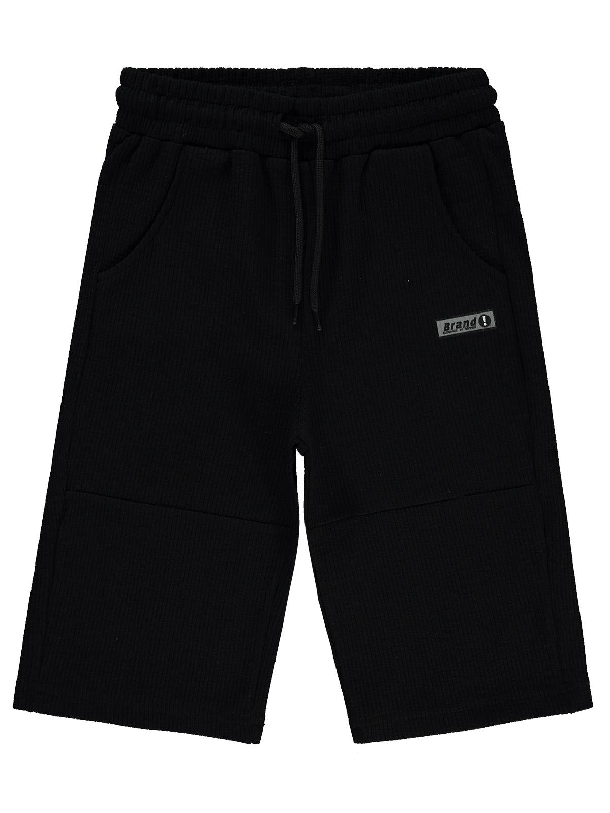 Civil Boys Petek Kumaş 10-13 Yaş Kapri - Siyah