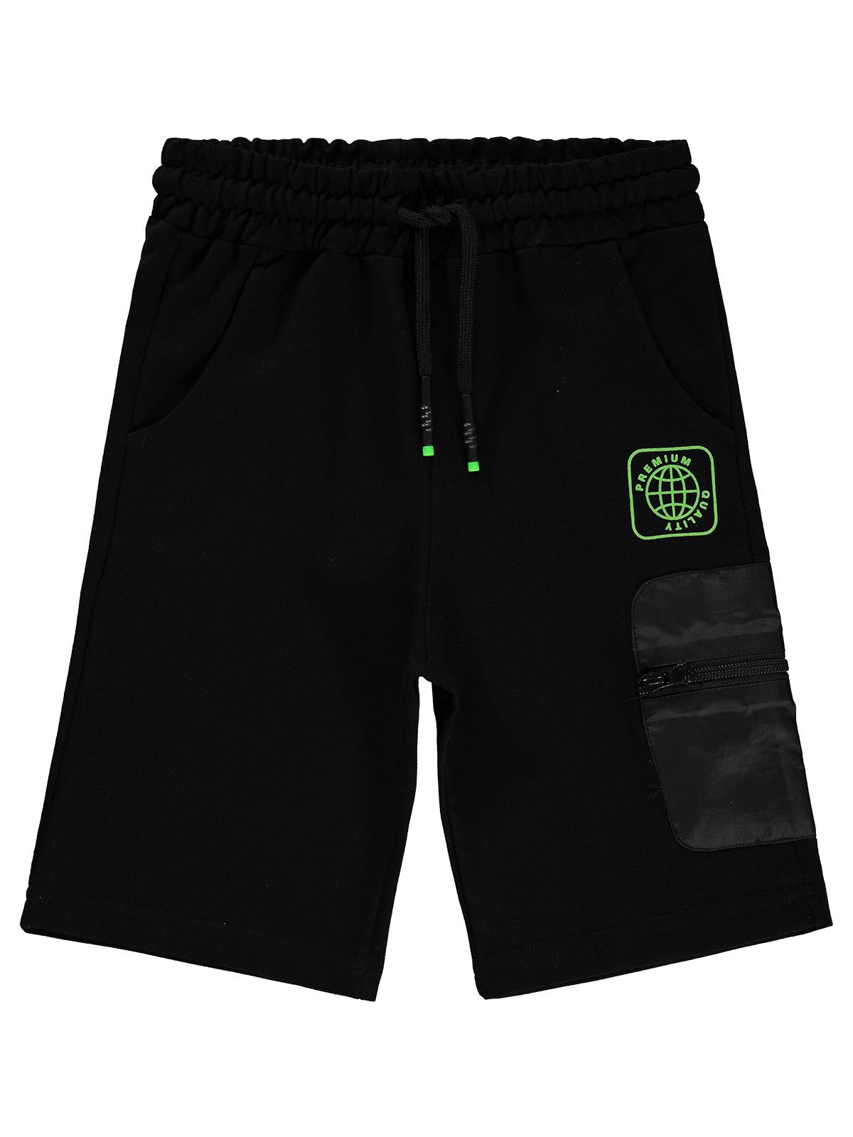 Civil Boys Yan Mikro Cepli 6-9 Yaş Kapri - Siyah