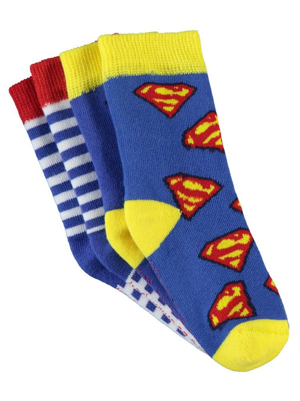 Superman Havlu 2'li 2-12 Yaş Erkek Soket Çorap