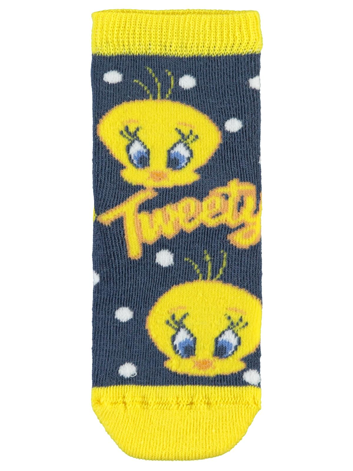 Tweety Havlu 2'li Kız Soket Çorap | Havlu | Okul Kreş ve Günlük Kullanım