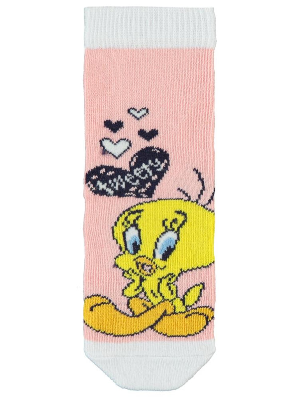 Tweety 2'li 2-12 Yaş Kız Soket Çorap