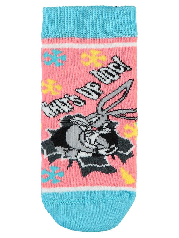 Bugs Bunny Havlu 2'li 2-12 Yaş Kız Soket Çorap