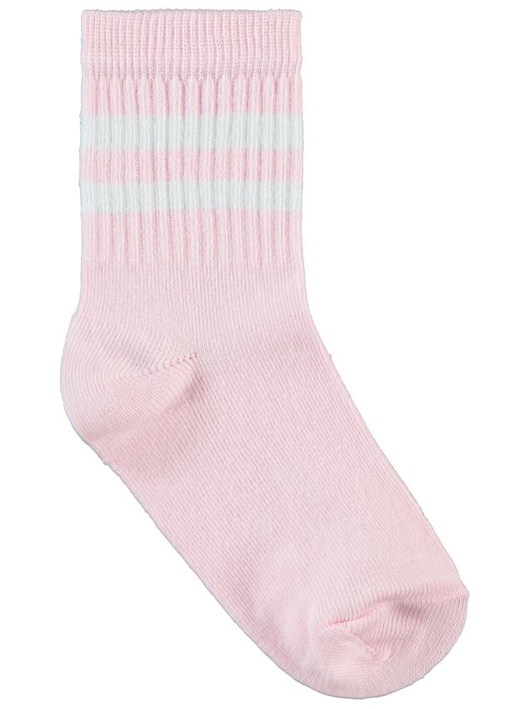 Civil Girls Düz Basic Çizgili 3'lü 2-12 Yaş Kız Soket Çorap