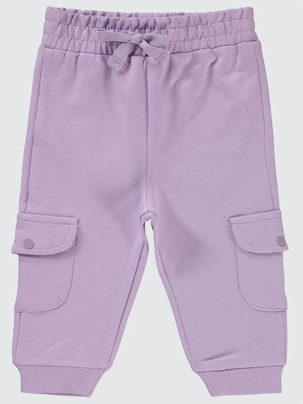 Civil Baby Kargo Cepli Jogger 6-18 Ay Eşofman Altı - Lila