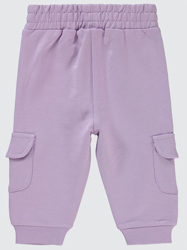 Civil Baby Kargo Cepli Jogger 6-18 Ay Eşofman Altı - Lila