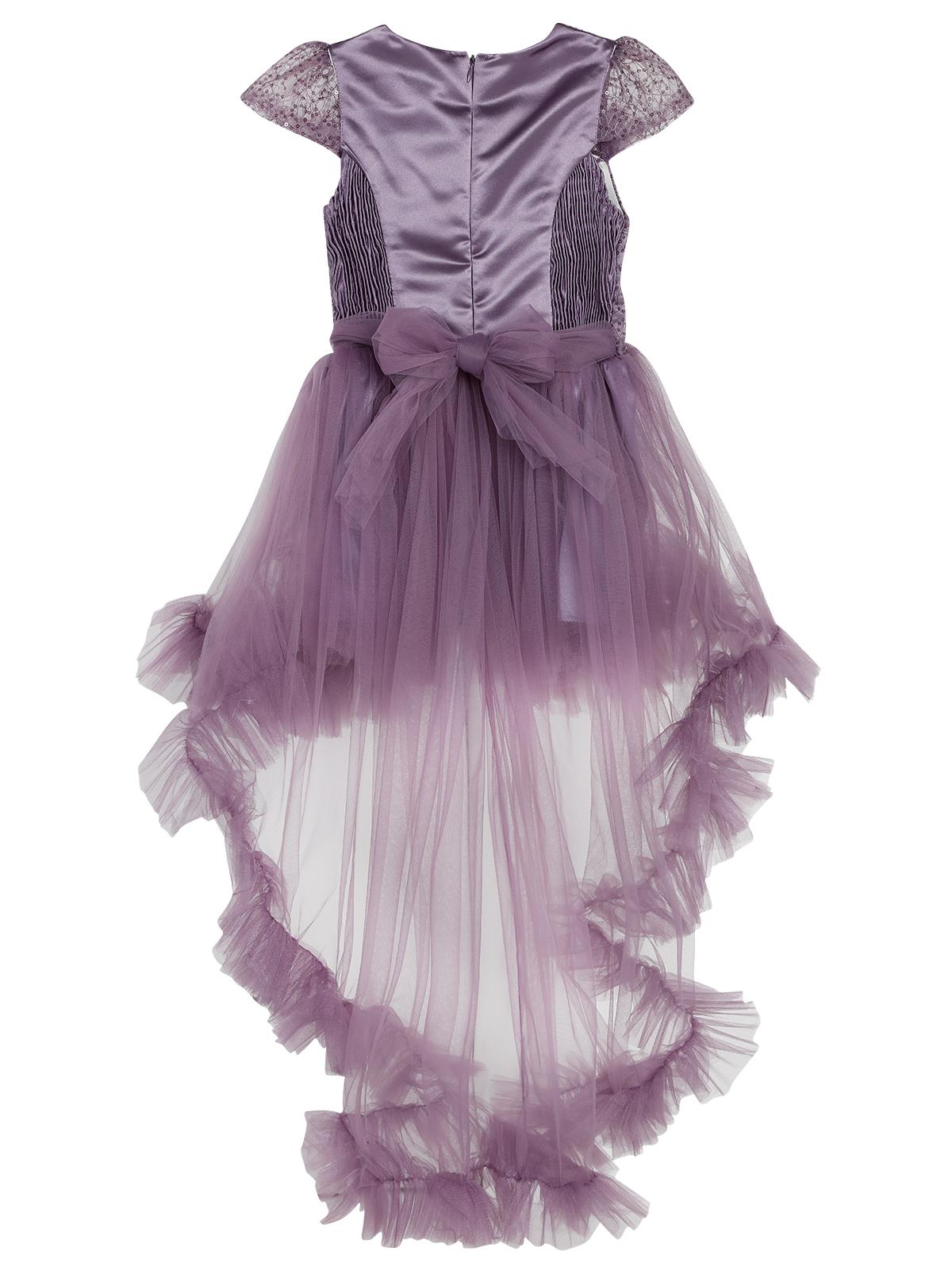 Civil Girls Robası Tüylü Kuyruklu 6-14 Yaş Abiye - Lila