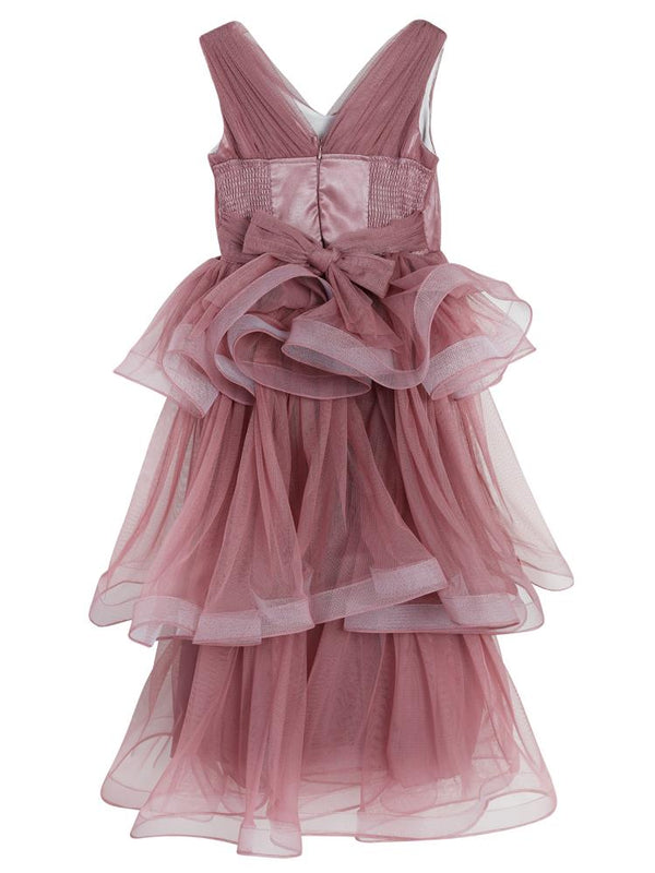 Civil Girls Verev Robalı 6-14 Yaş Abiye - Lila