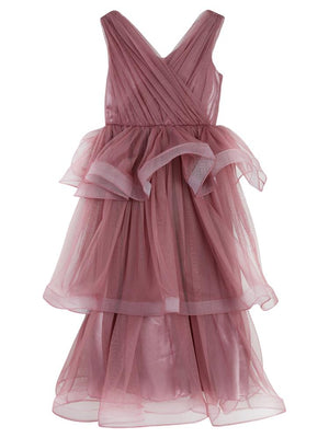 Civil Girls Verev Robalı 6-14 Yaş Abiye - Lila