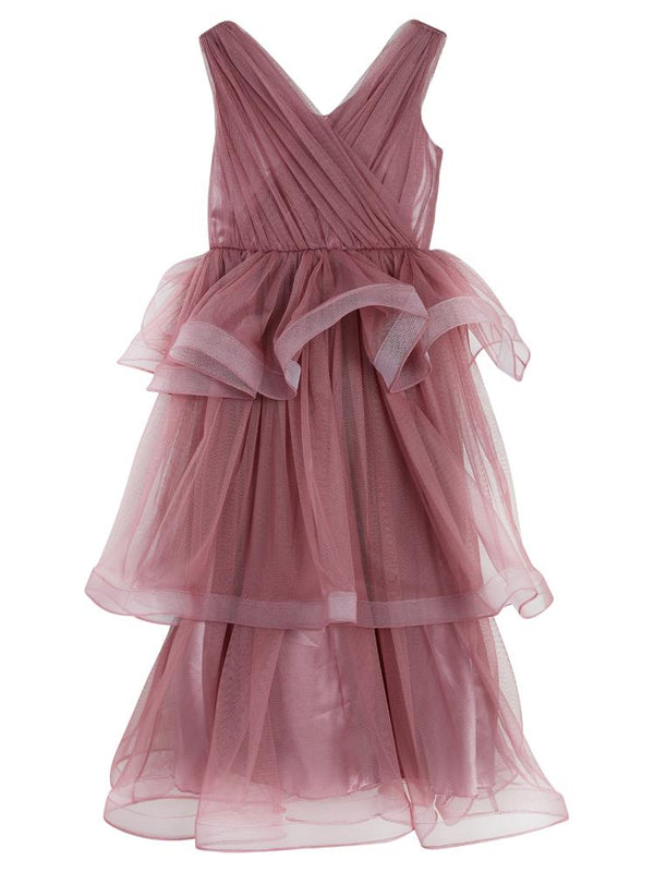 Civil Girls Verev Robalı 6-14 Yaş Abiye - Lila