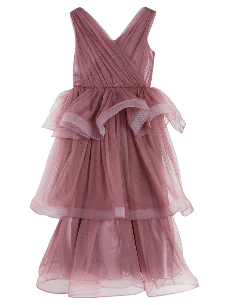 Civil Girls Verev Robalı 6-14 Yaş Abiye - Lila