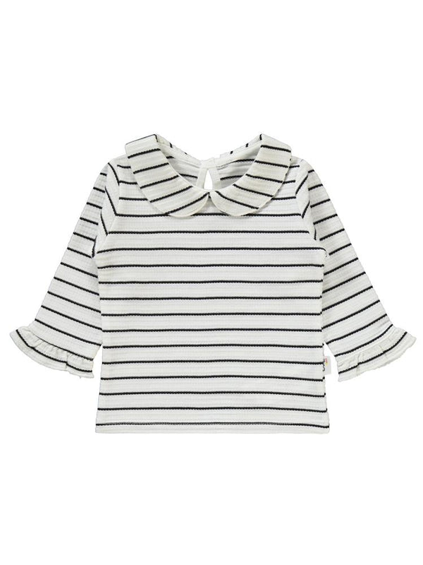 Civil Baby Çizgili Jakarlı 6-18 Ay Takım - Ekru