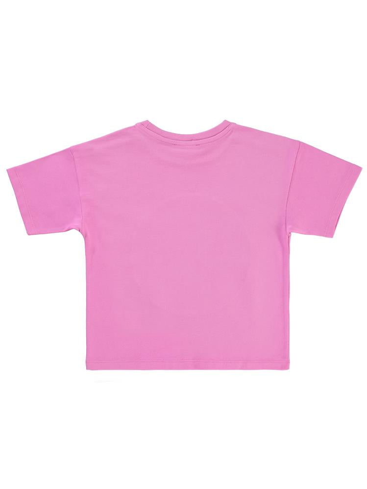 Civil Düz 3-9 Yaş Tişört - Pembe