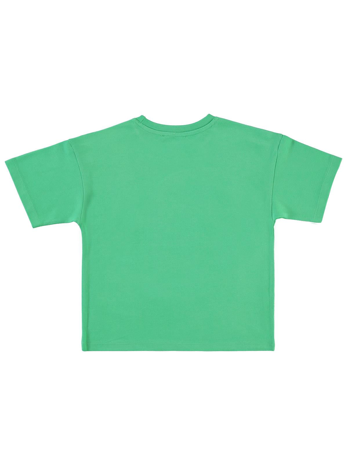 Civil Düz 3-9 Yaş Tişört - Yeşil