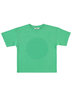 Civil Düz 3-9 Yaş Tişört - Yeşil