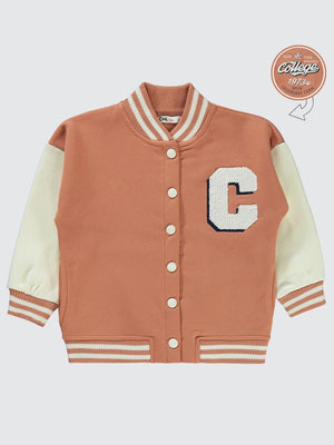 Civil Girls 3 İplik Kolej Hırka 2-5 Yaş Hırka - Beyaz