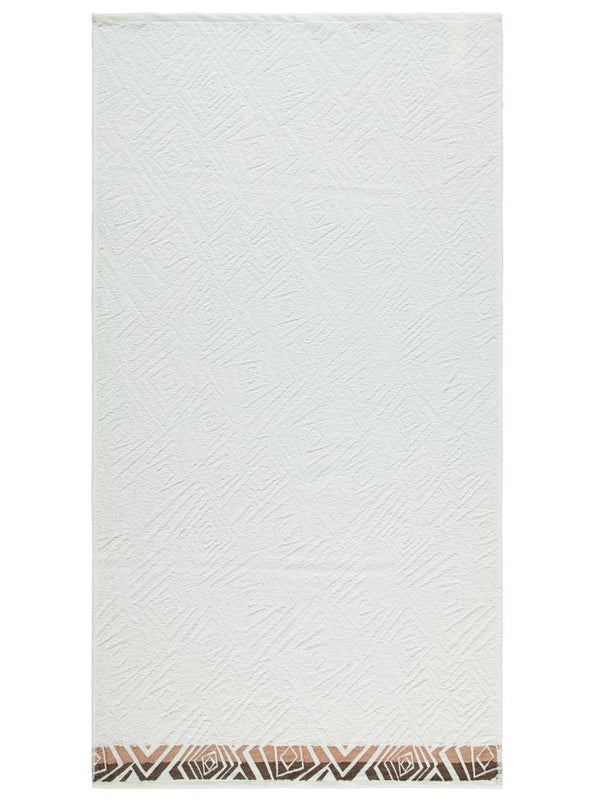 Civil Boys Etnik Desenli 70*140 Havlu - Ekru