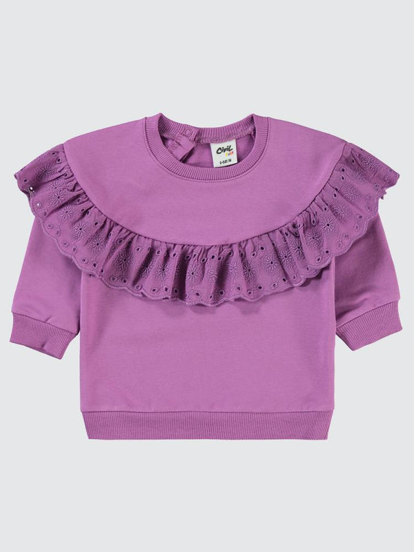 Civil Baby Fistolu 6-18 Ay Sweatshirt - Lila