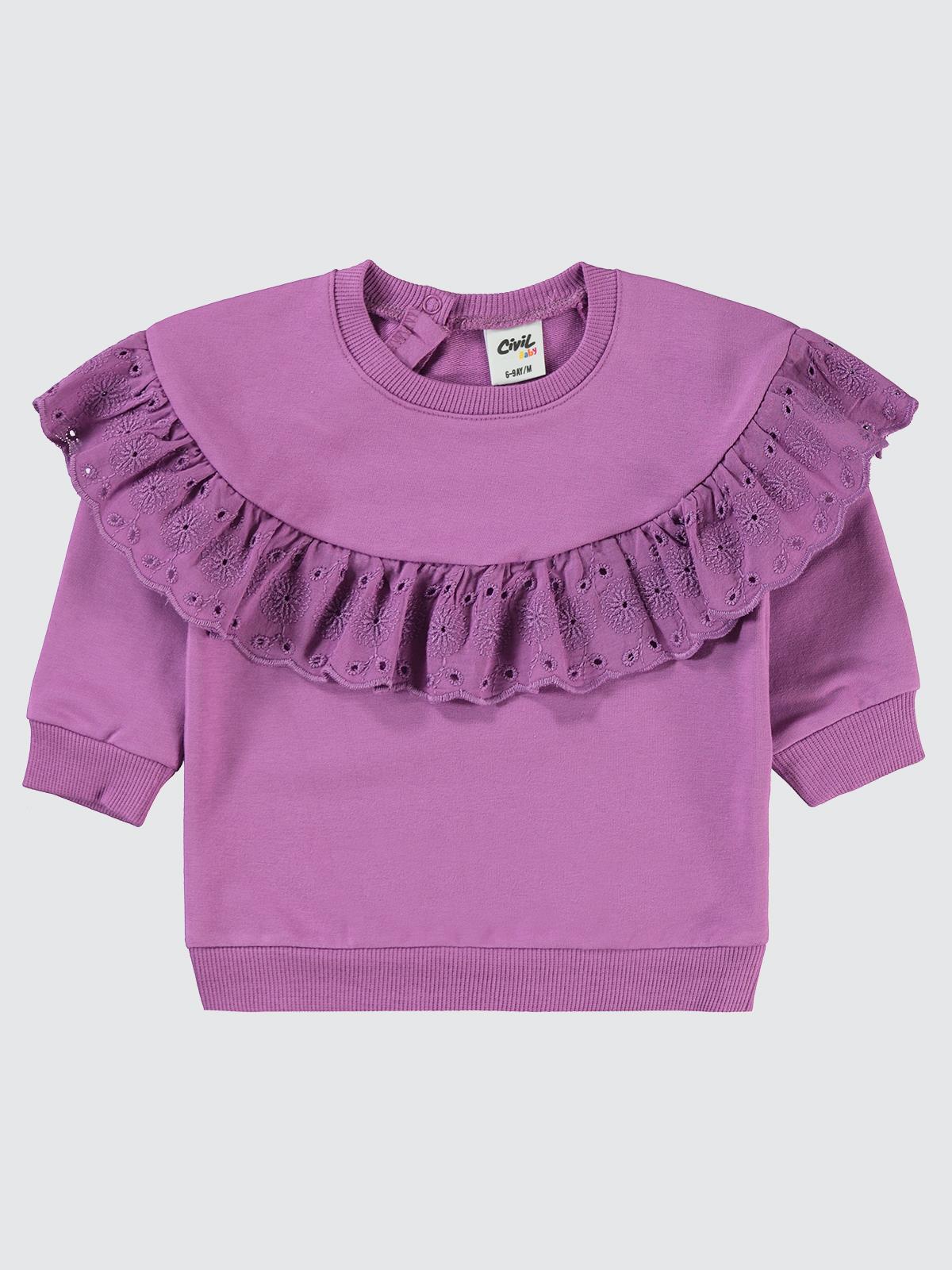 Civil Baby Fistolu 6-18 Ay Sweatshirt - Pembe