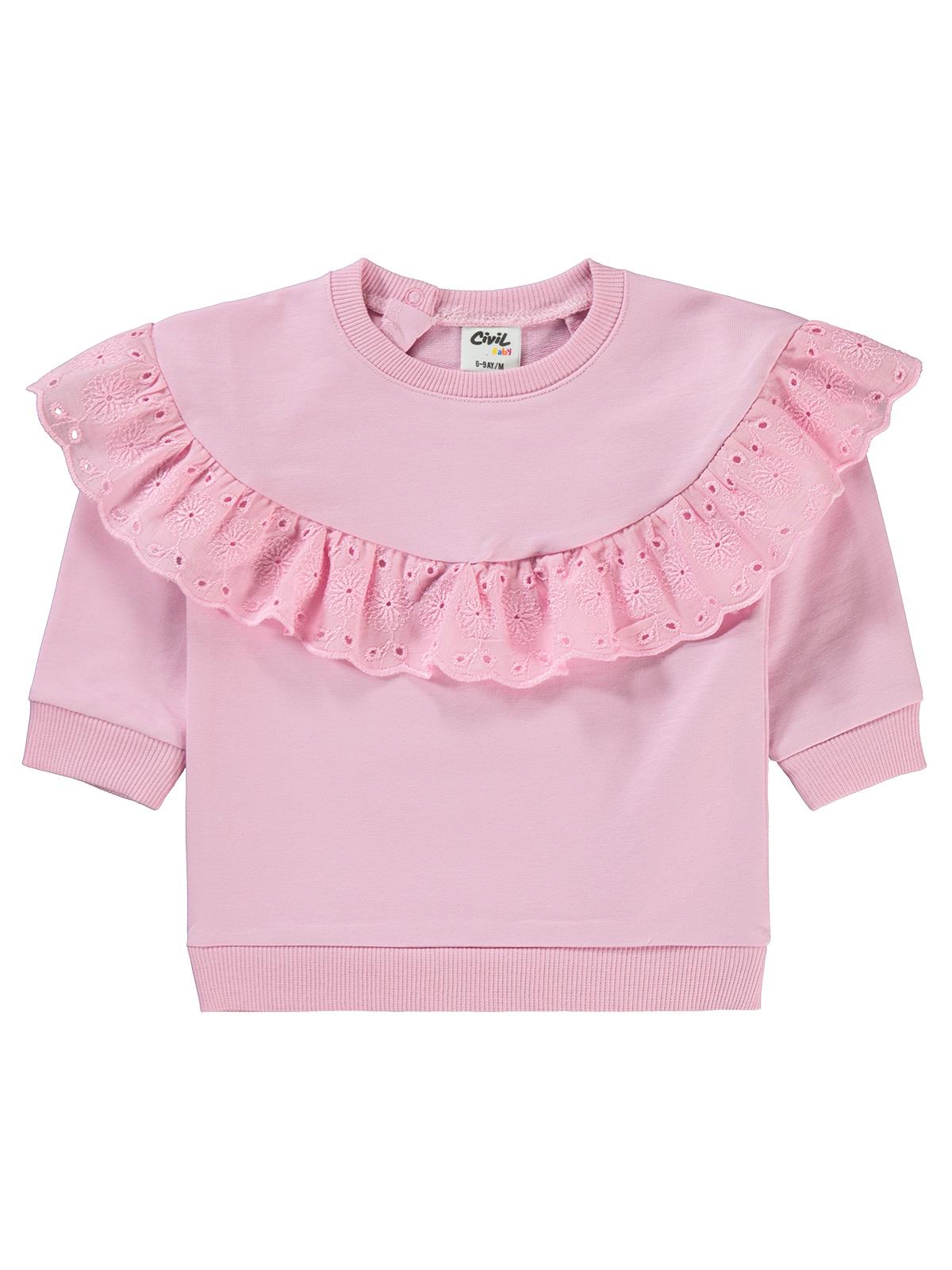 Civil Baby Fistolu 6-18 Ay Sweatshirt - Pembe
