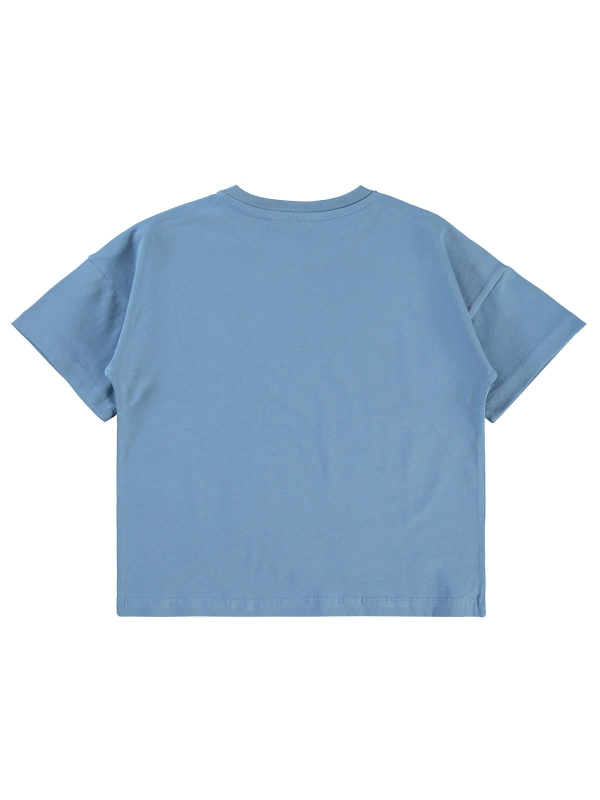 Civil Boys 01 Baskılı 6-9 Yaş Tişört - Mavi