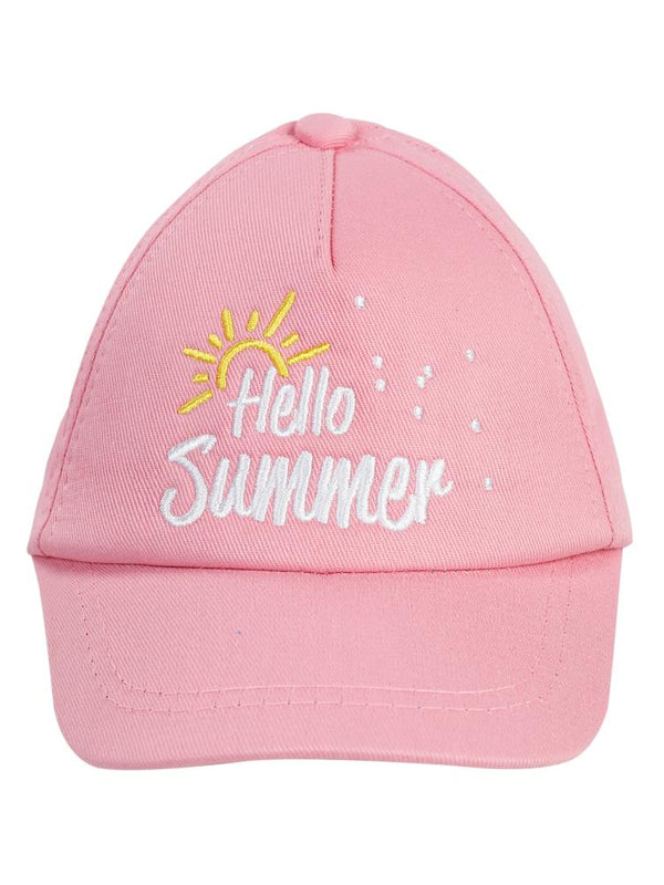 Hello 0-24 Ay Bebek Kep Şapka - Pembe