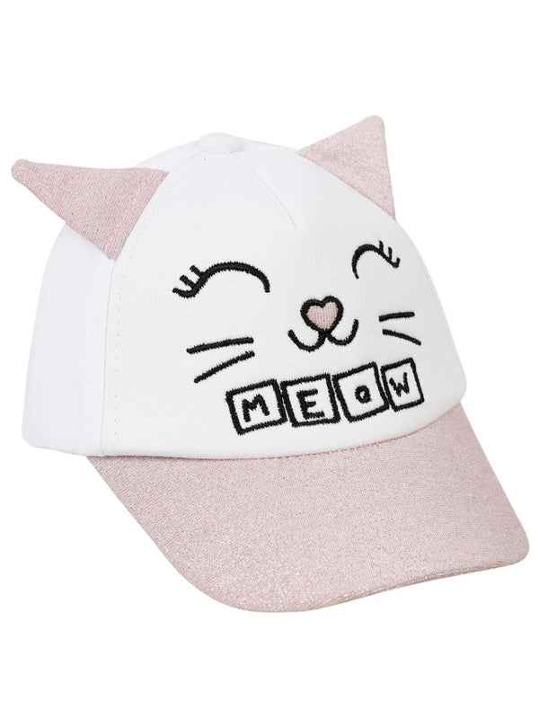 Cat 0-24 Ay Bebek Kep Şapka - Beyaz