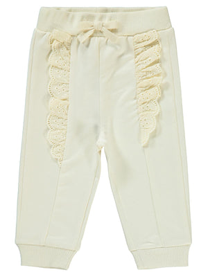 Civil Baby Kız Bebek Eşofman Altı 6-18 Ay - Ekru