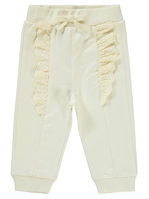 Civil Baby Kız Bebek Eşofman Altı 6-18 Ay - Ekru