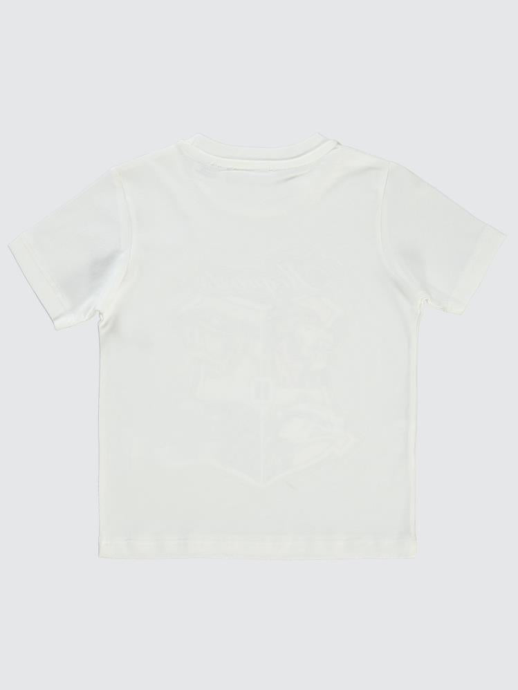 Harry Potter Logo Baskılı 2-5 Yaş Tişört - Ekru