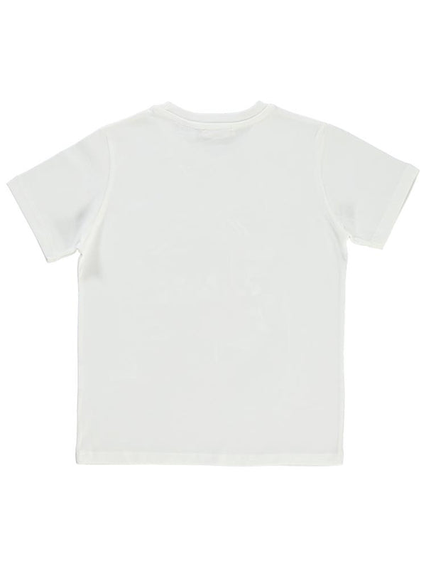 Hogwarts Logo Baskılı 6-9 Yaş Tişört - Ekru